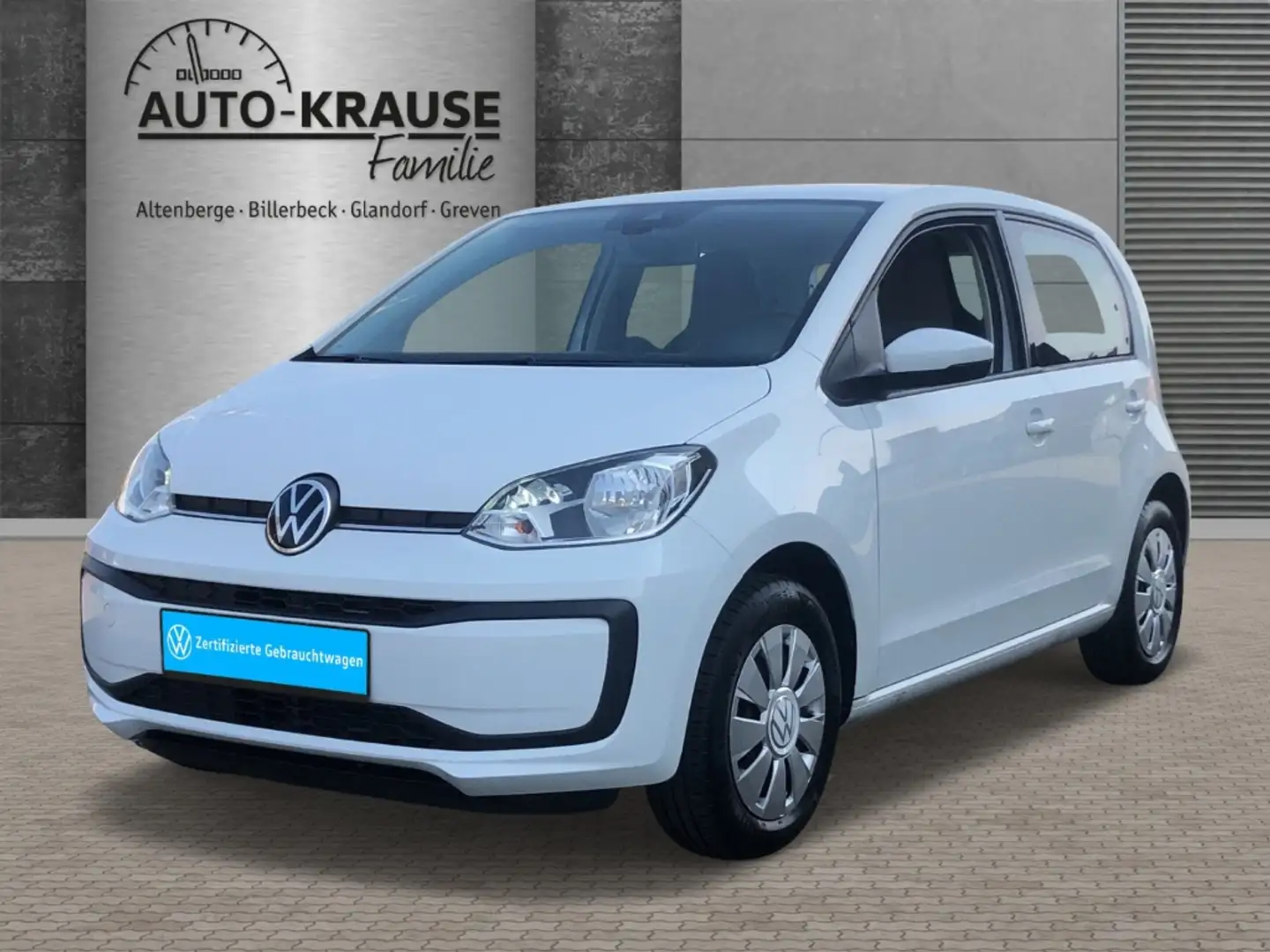 Volkswagen up! 1.0 DAB Rückfahrkam. Temp PDC GA Klima Blanc - 1