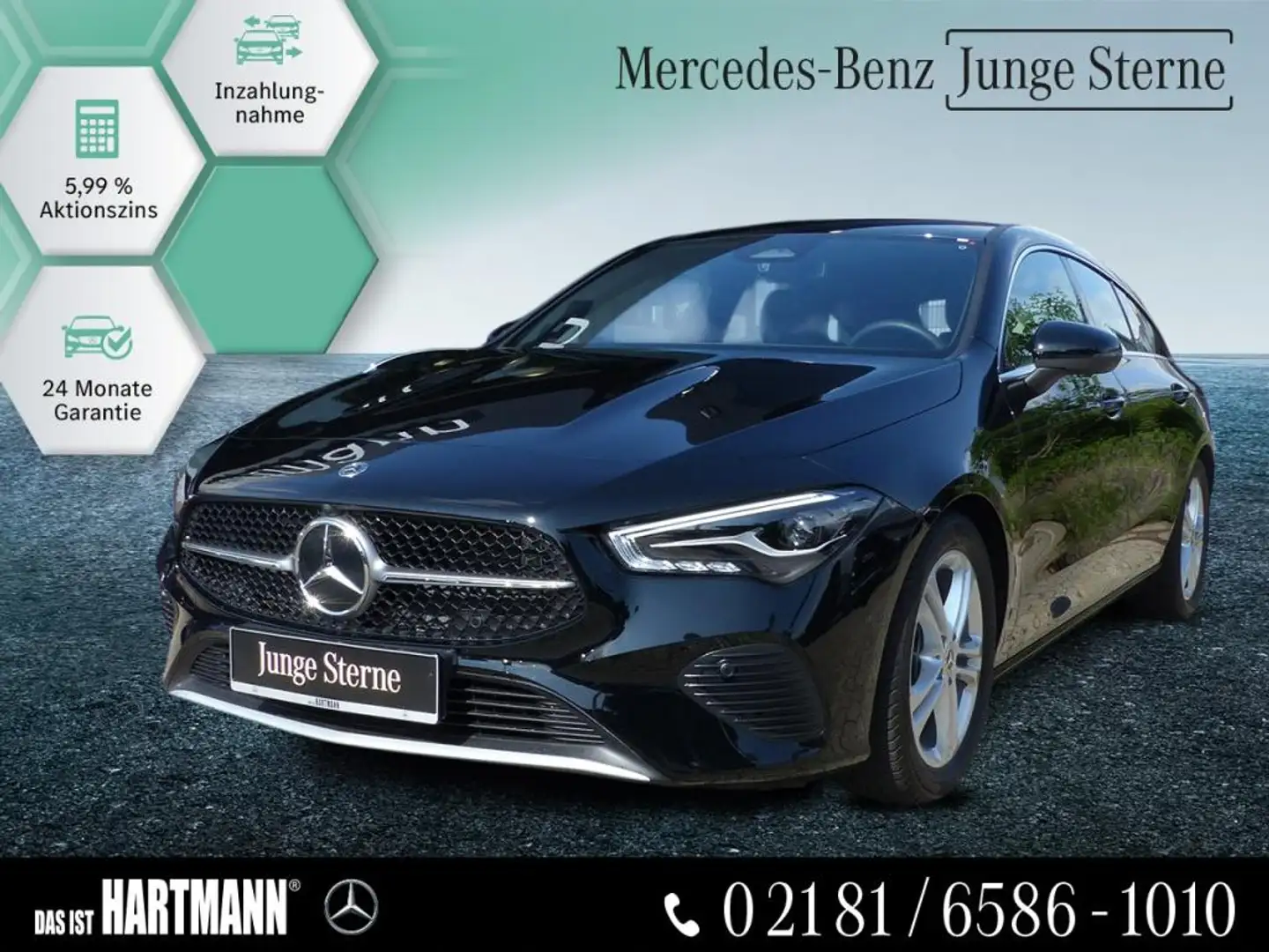Mercedes-Benz CLA 180 SB ADVANCED+MBUX+NAVI+RF.-KAMERA+KEYLESS Schwarz - 1