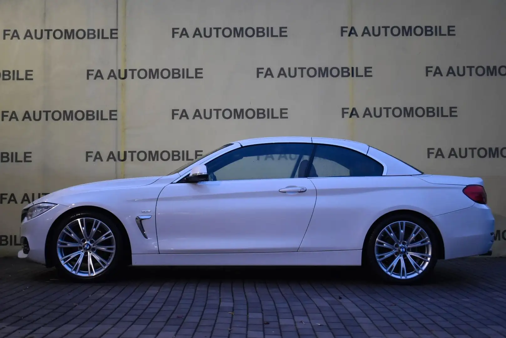 BMW 420 d Cabrio/LEDER/NAVI/SHZ/PDC/HUD/LED/AIRSCARF Weiß - 2