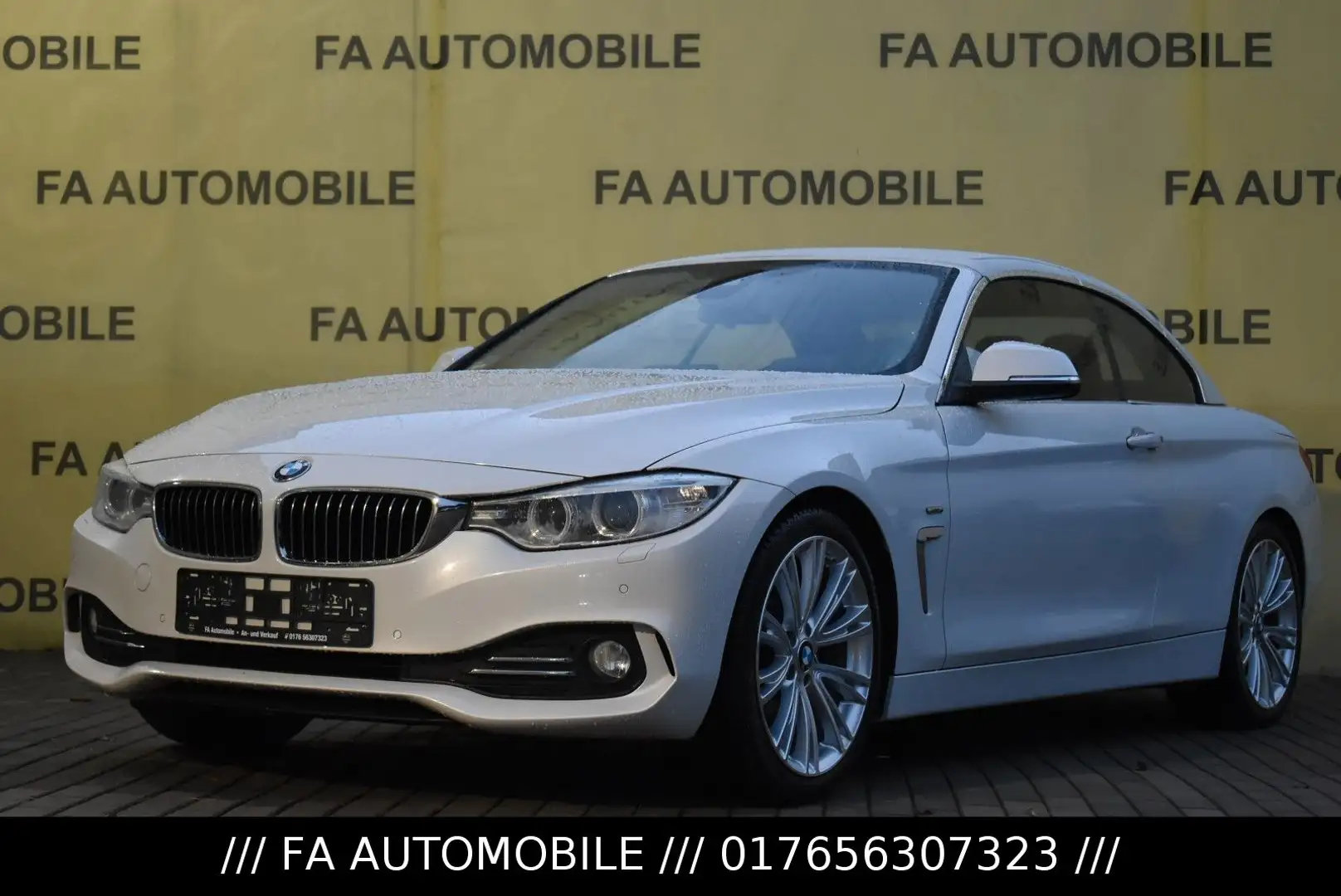 BMW 420 d Cabrio/LEDER/NAVI/SHZ/PDC/HUD/LED/AIRSCARF Weiß - 2