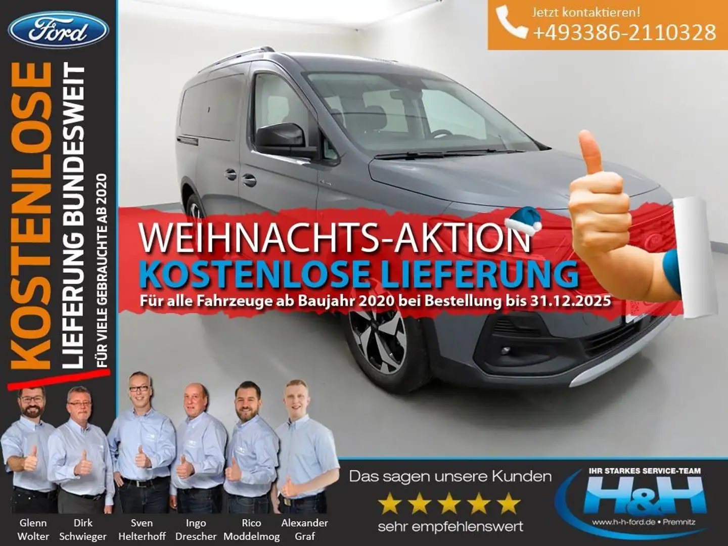 Ford Grand Tourneo Connect 1.5 Active AHK+LED+7Sitze Gri - 1
