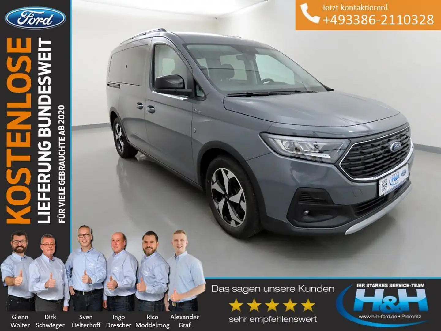 Ford Grand Tourneo Connect 1.5 Active AHK+LED+7Sitze Gri - 2