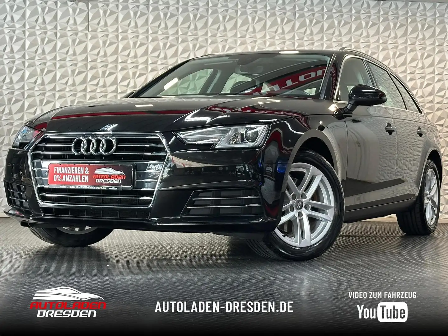 Audi A4 2.0TDI design *TEMPO#SHZ#KEYLESS#BIXENON#AHK Schwarz - 1
