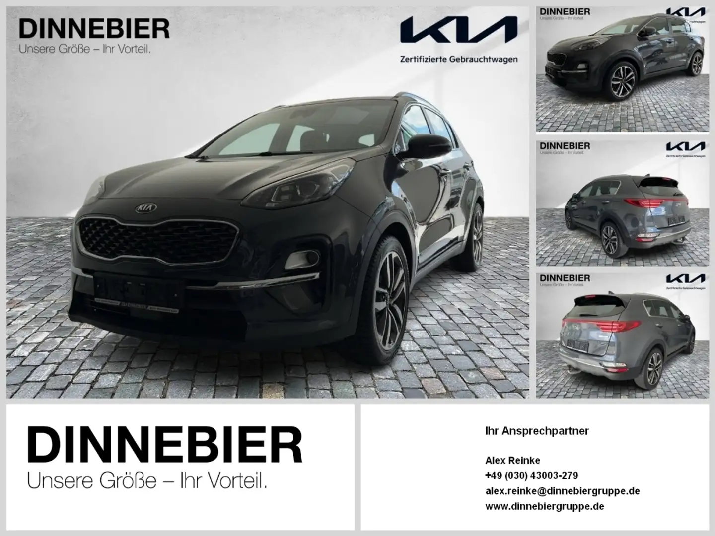Kia Sportage *Spirit*Navi*RFK*SHZ*LHZ* Grigio - 1