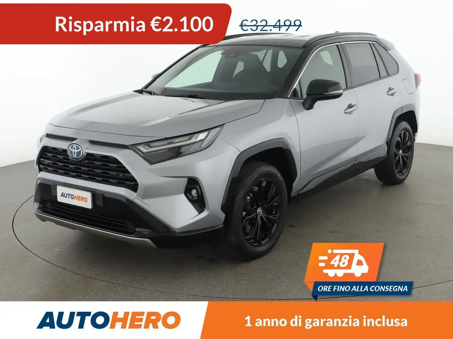 Toyota RAV 4 2.5 Hybrid Style 222 CV AWD FHEV Šedá - 1