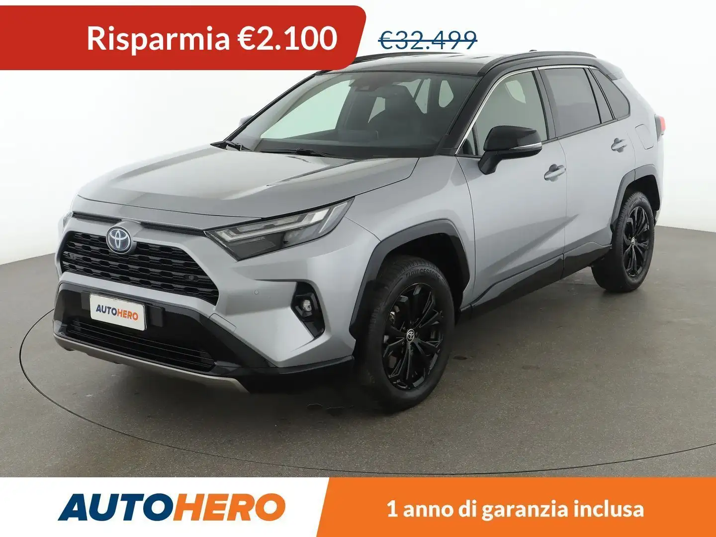 Toyota RAV 4 2.5 Hybrid Style 222 CV AWD FHEV Grigio - 1