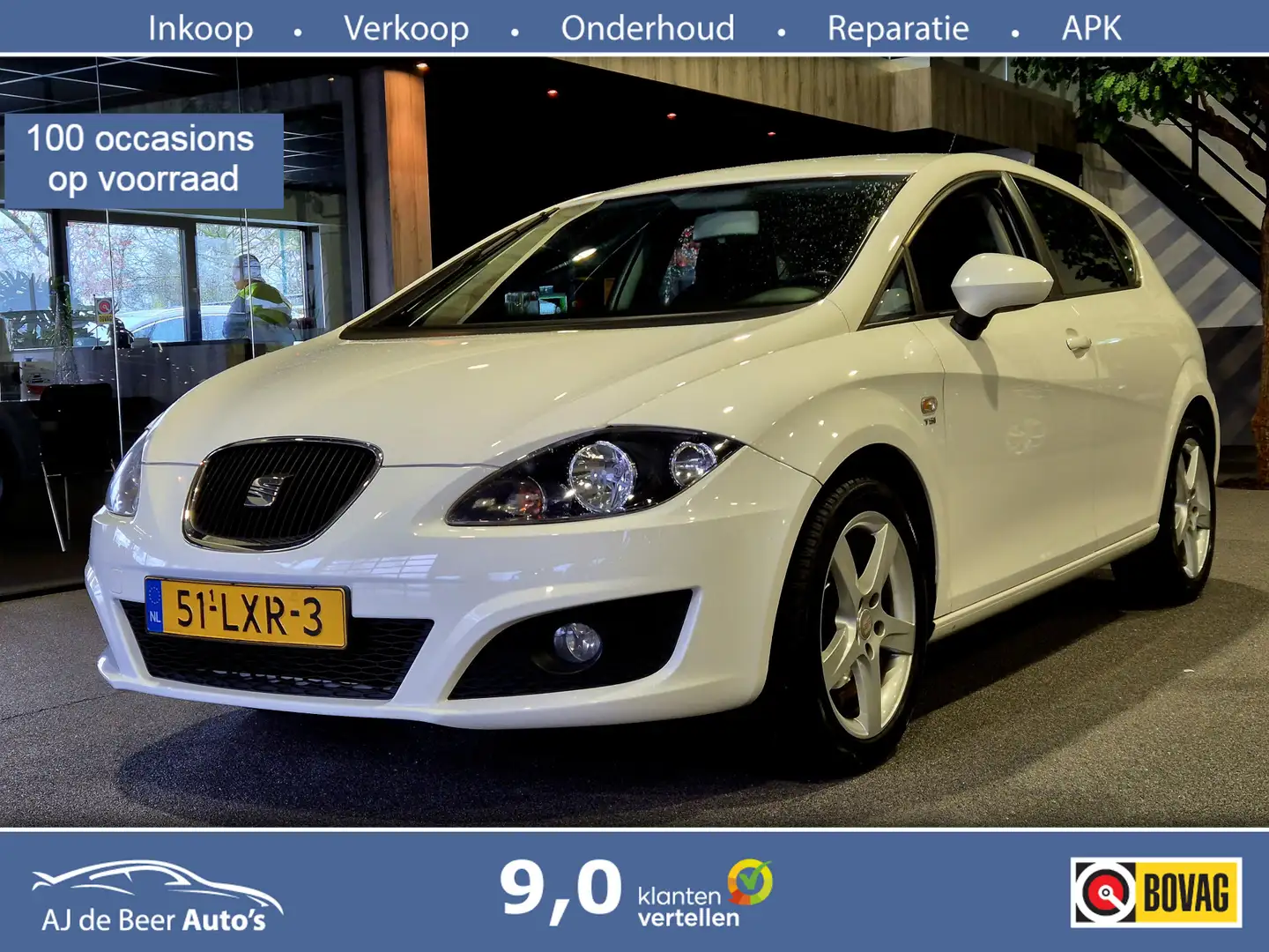 SEAT Leon 1.2 TSI Sport Airco | Cruise | Trekhaak | Nette au Weiß - 1