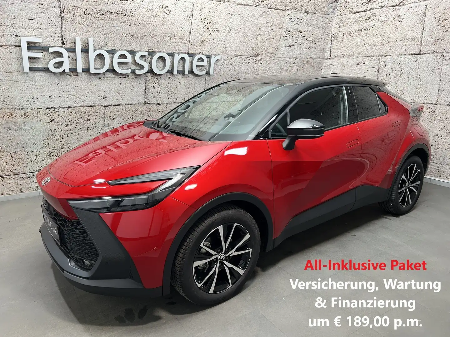 Toyota C-HR 1,8 Hybrid Active Drive + Technik P. 140PS Rot - 1