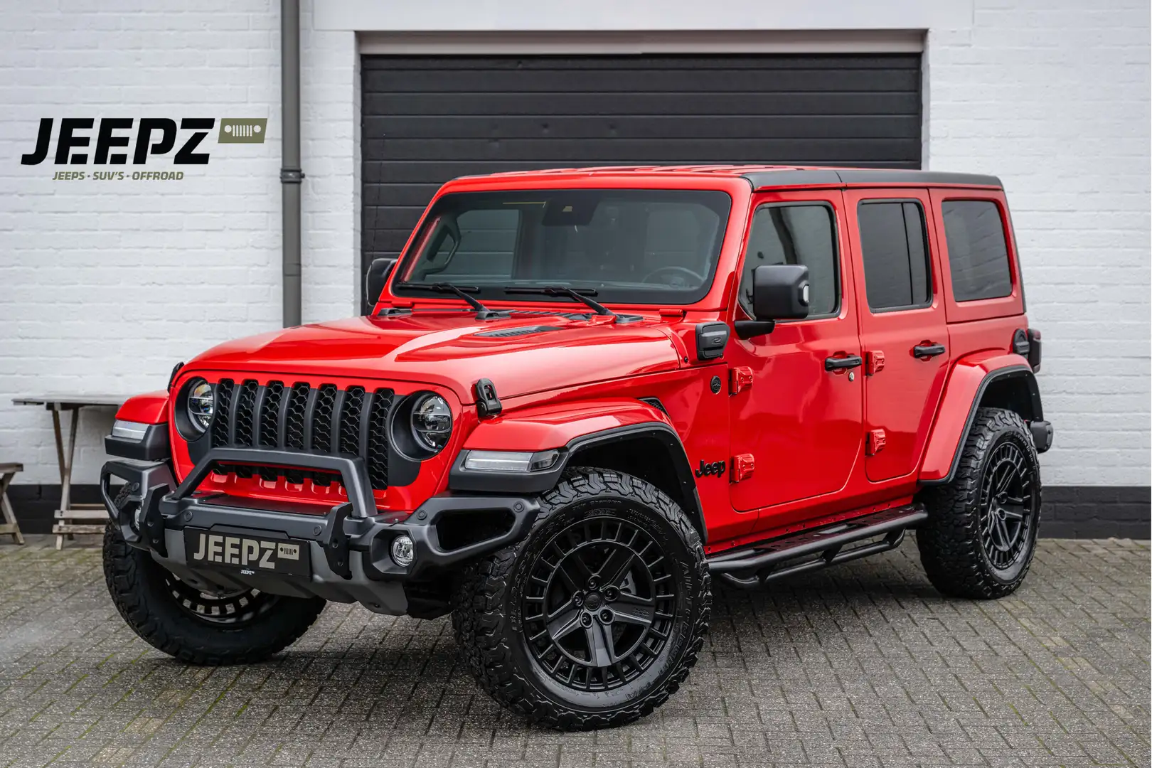Jeep Wrangler Unlimited 4xe 380 Sahara - 20" Lmv - Ofd Bumpers - Rood - 1