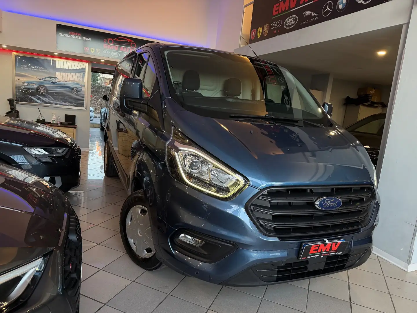 Ford Transit Custom Transit Custom 340 2.0 TDCi 130 PC Furgone Entry Bleu - 1