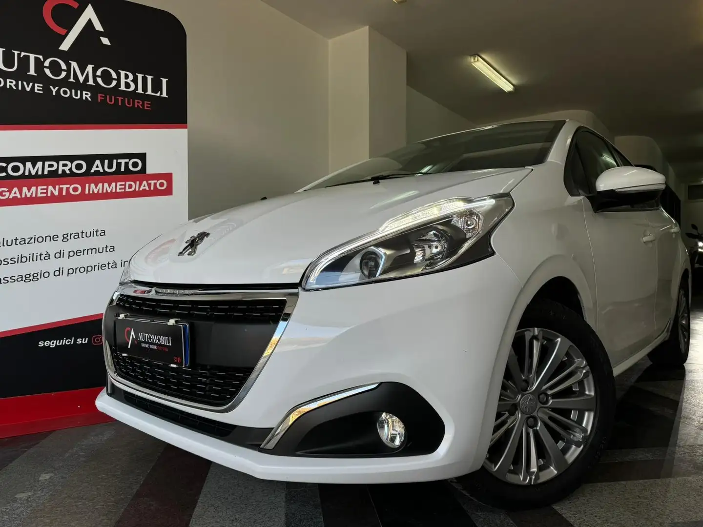 Peugeot 208 208 I 2015 5p 1.2 puretech Allure s Bianco - 2