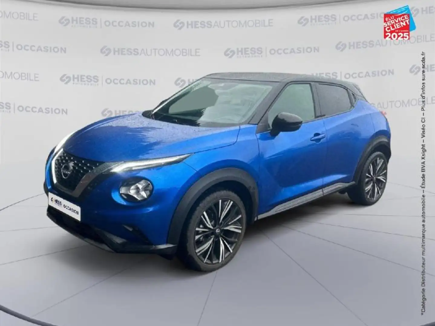 Nissan Juke 1.0 DIG-T 114ch N-Design DCT 2023.5 Sieges chauf/c Bleu - 1