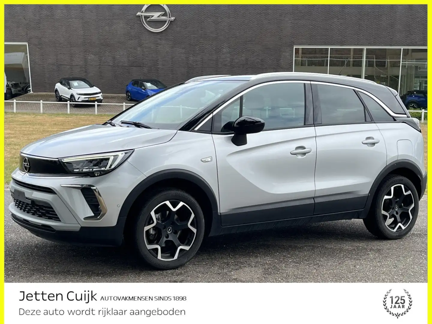 Opel Crossland 1.2 Turbo Ultimate #RIJKLAAR# | Camera | Navigatie Zilver - 1