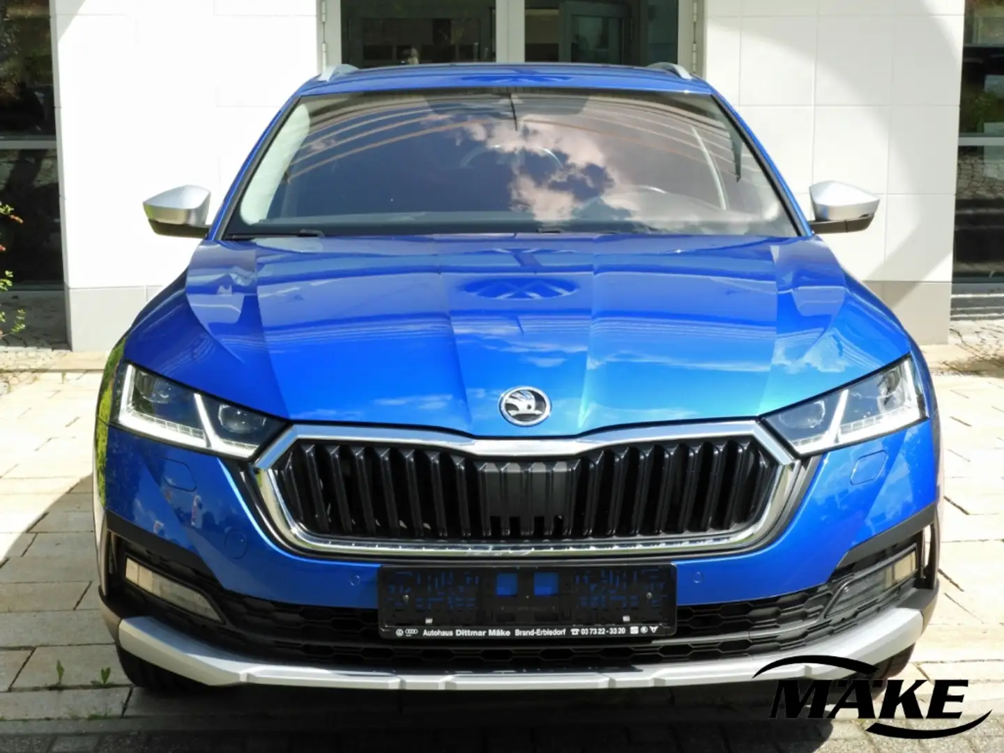 Skoda Octavia Combi Scout 2.0 TDI DSG 4x4 AHV LED STDHZG Albastru - 2