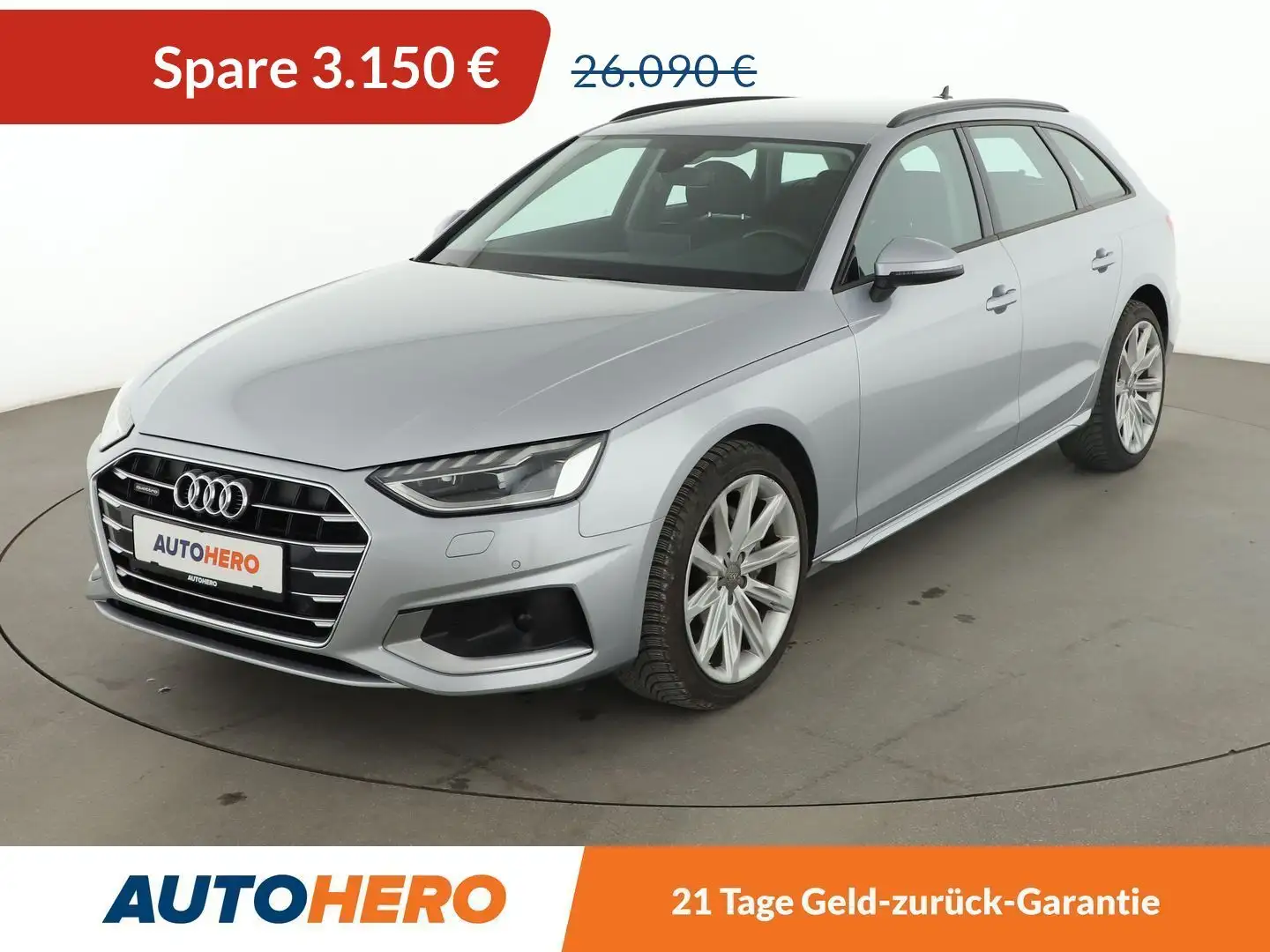 Audi A4 40 TDI quattro advanced Aut. *LED*NAVI* Argintiu - 1