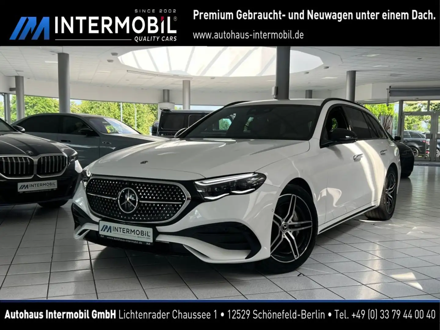 Mercedes-Benz E 300 e T AMG Advanced Plus*DISTR*KEYL*MEMO*360° Bianco - 1