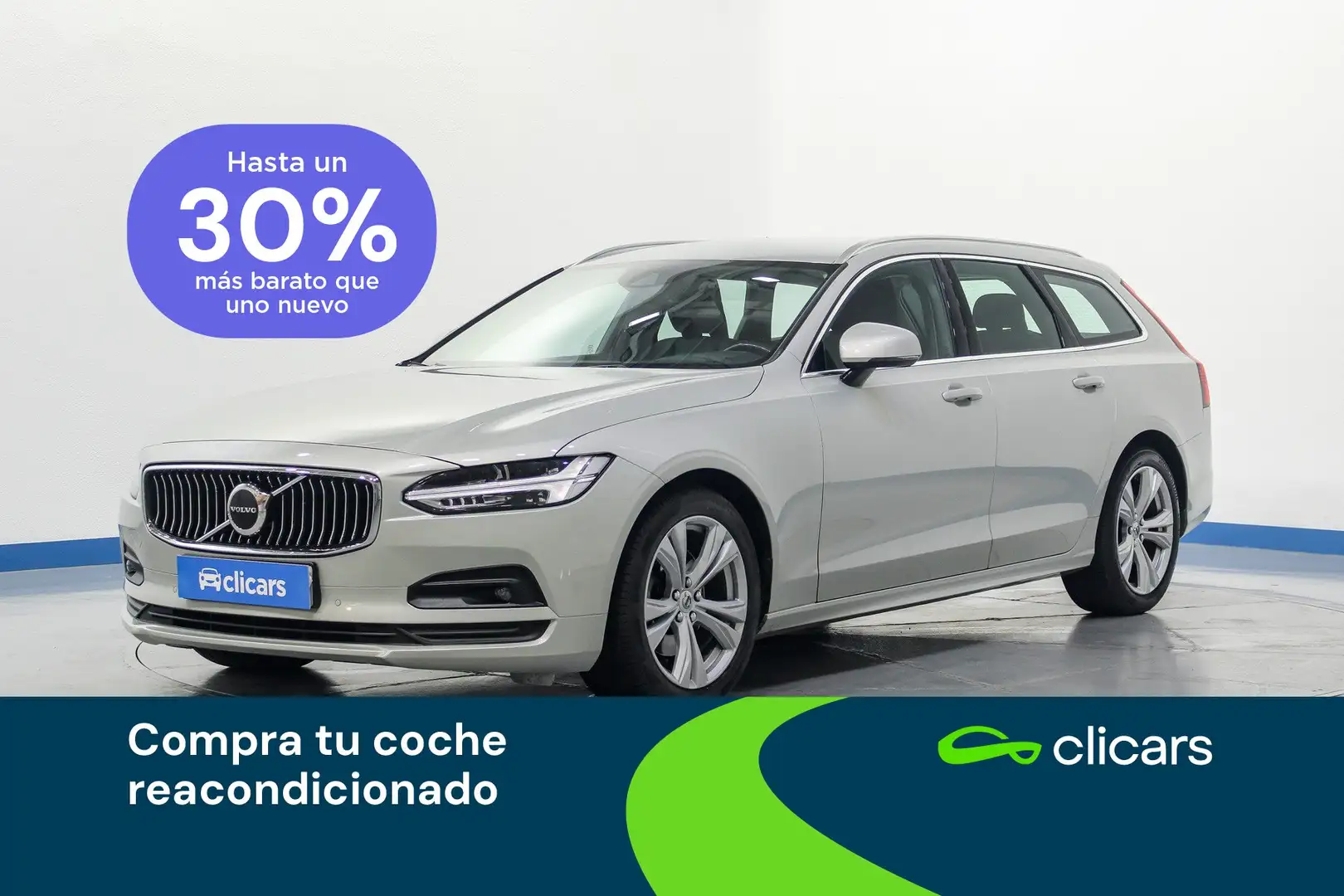 Volvo V90 B4 Momentum Pro Aut. Plateado - 1