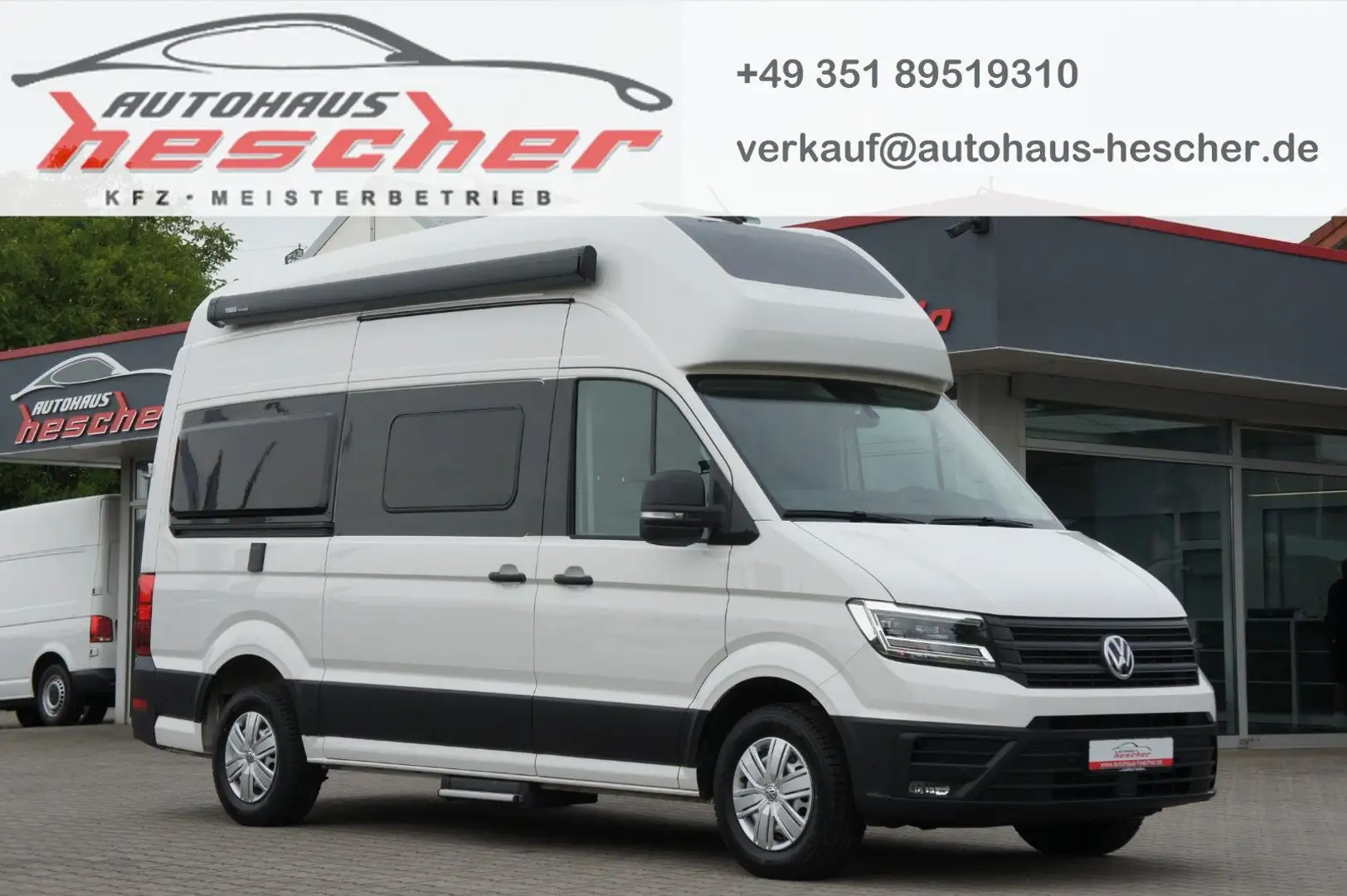 Volkswagen Crafter Grand California 600 *LED*ACC*SOLAR* Weiß - 1