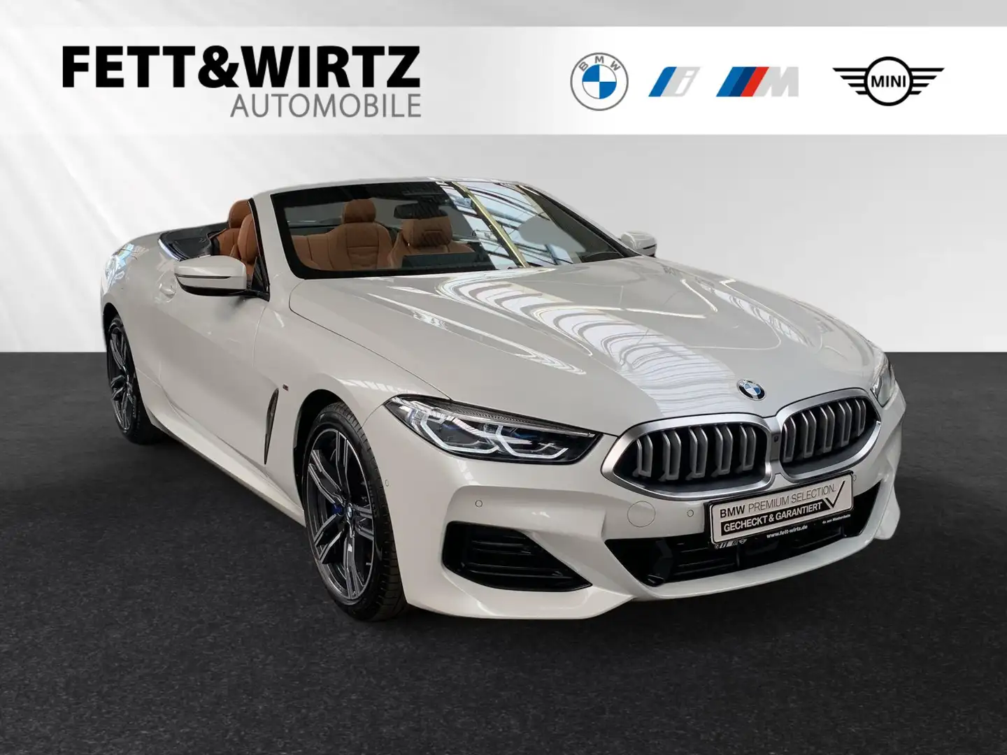 BMW 840 i Cabrio DrivingAss.Prof.|ParkingAss.+|Laserlicht Weiß - 1
