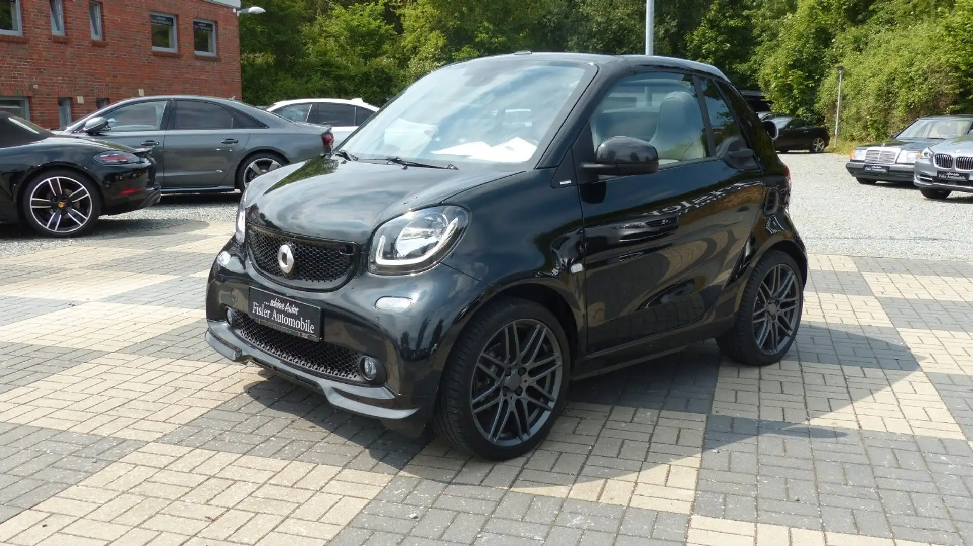 smart forTwo cabrio Leder Brabus graues Verdeck Negro - 1