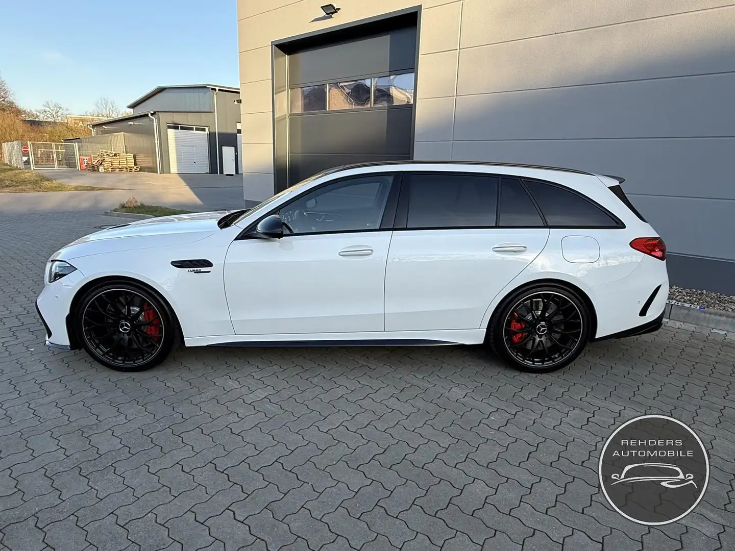 Mercedes-Benz C 63 AMG S 4M+* Carbon Pano PerfSitze 1.H Mwst. Burm Weiß - 2