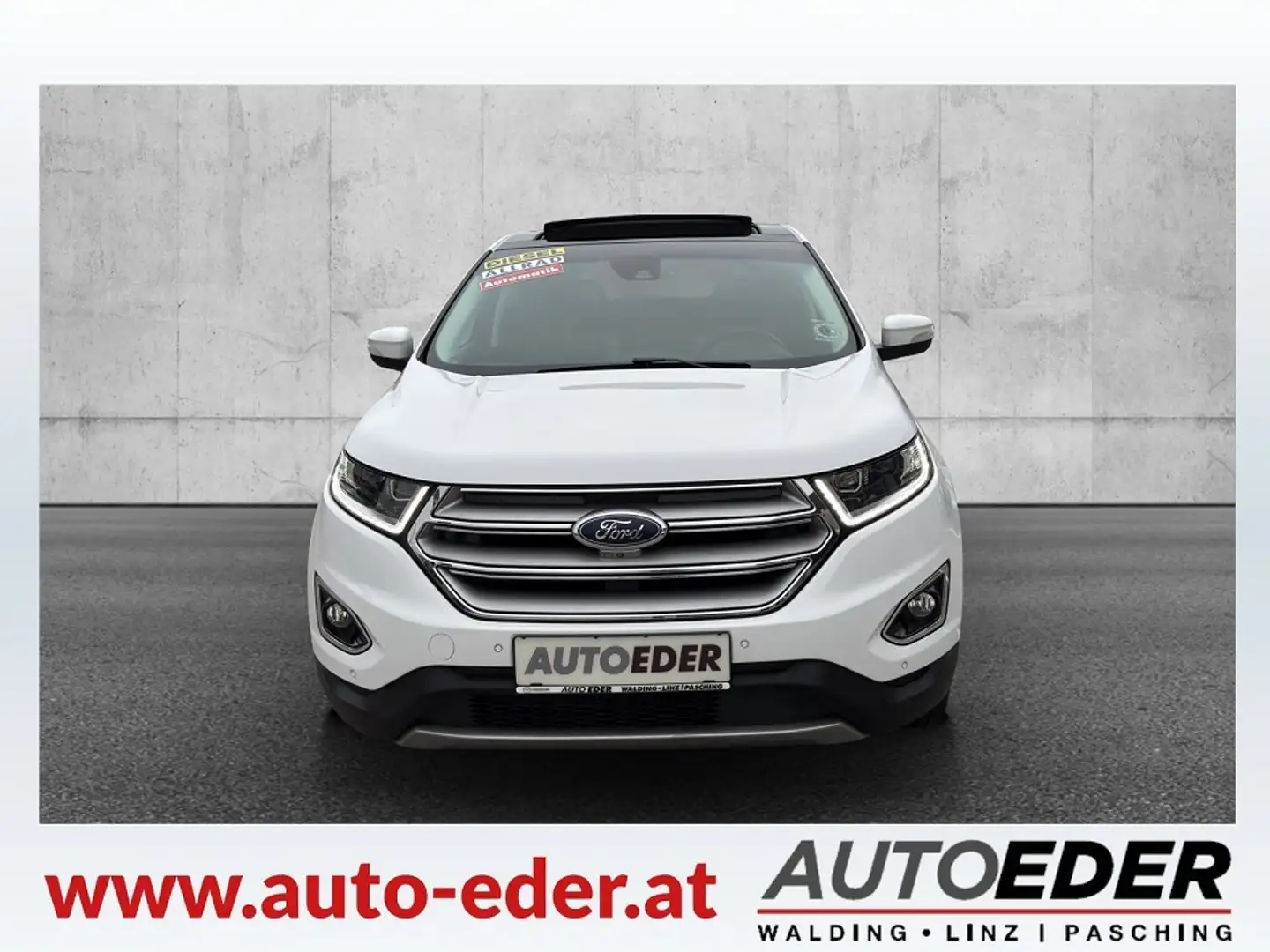 Ford Edge 2,0 TDCi Titanium 4x4 Start/Stop Powershift Aut. Weiß - 2