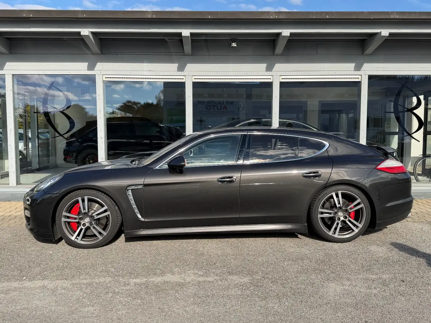 Porsche Panamera 4.8 Turbo CHRONO*CAM*20"*SHD*KEYLES* Gris - 2