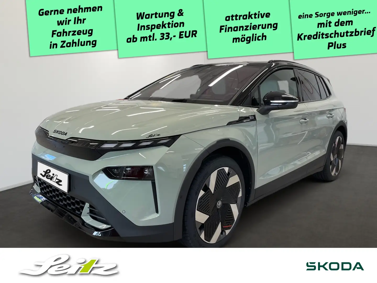 Skoda Elroq 85 First Edition II. *AHK*HEAD-UP*NAVI* Vert - 1