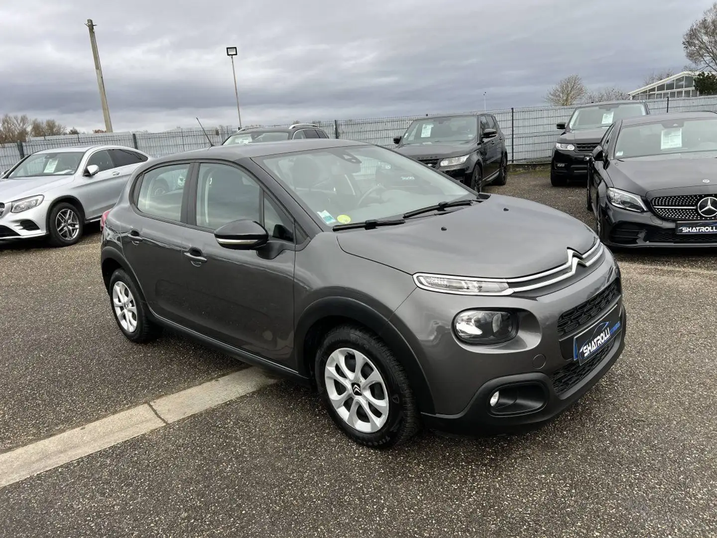 Citroen C3 Citroën CTTE 2Places 1.5 BlueHDi 100ch 1erMain GPS Gris - 2