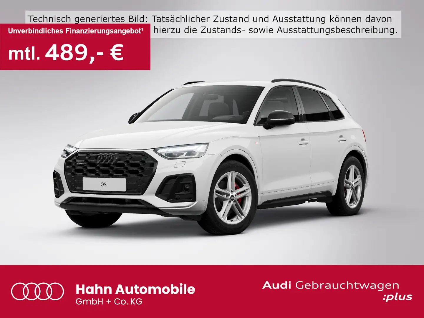 Audi Q5 40TDI quattro S line S-trc Virtual Matrix AHK Wit - 1