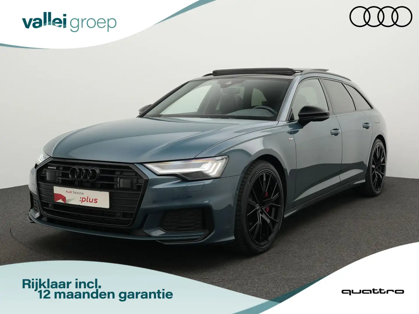 Audi A6 Avant 55 TFSI e 367 pk quattro Pro Line S Competit Groen - 1