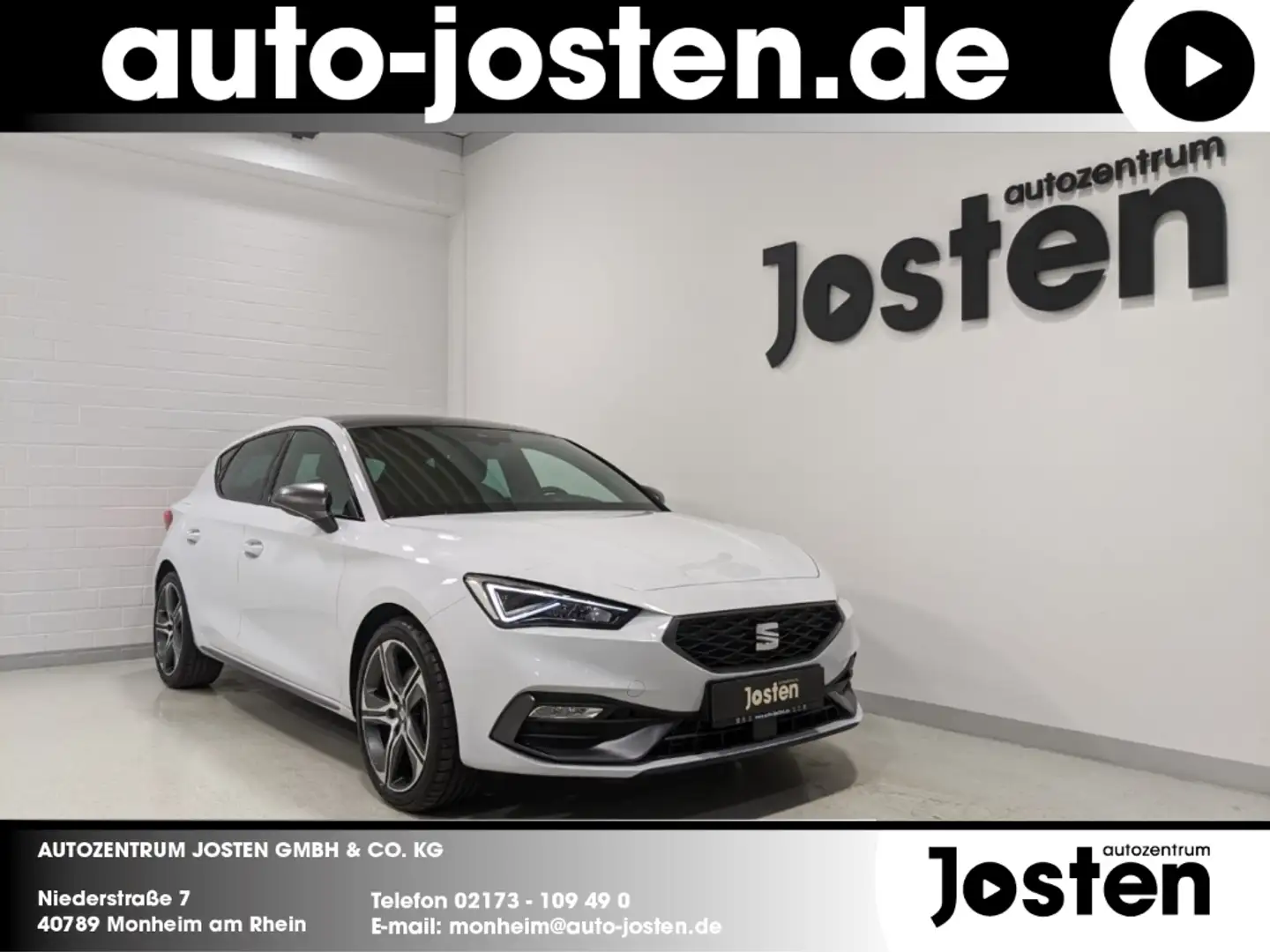 SEAT Leon FR 2.0 TSI DSG LED Pano StHz Beats Navi Weiß - 1