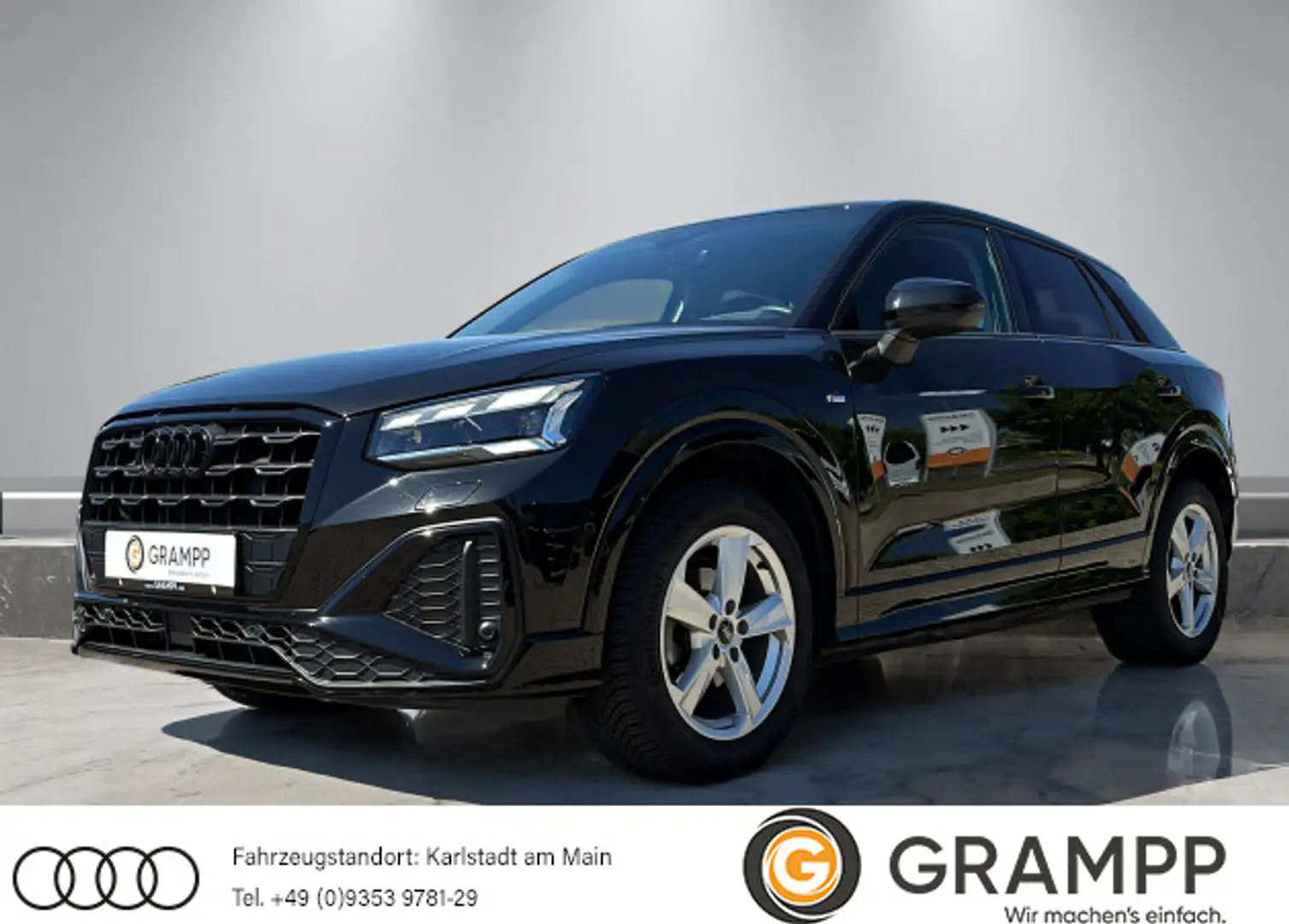 Audi Q2 S line 30 TDI +OPTIK+MATRIX+KAMERA+ASSISTS+ Negro - 1