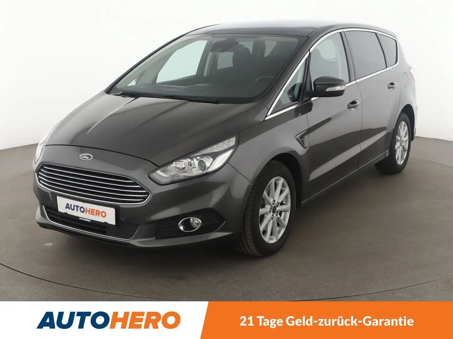Ford S-Max 2.0 EcoBoost Titanium Aut.*7-SITZER*NAVI*SPUR* Gris - 1