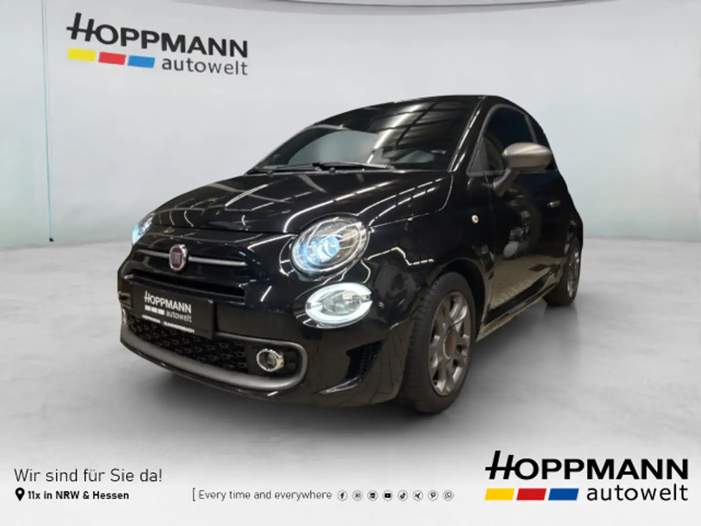 Fiat 500 Sport TwinAir 0.9*PDC*CARPLAY*DAB*KLIMA* Noir - 1