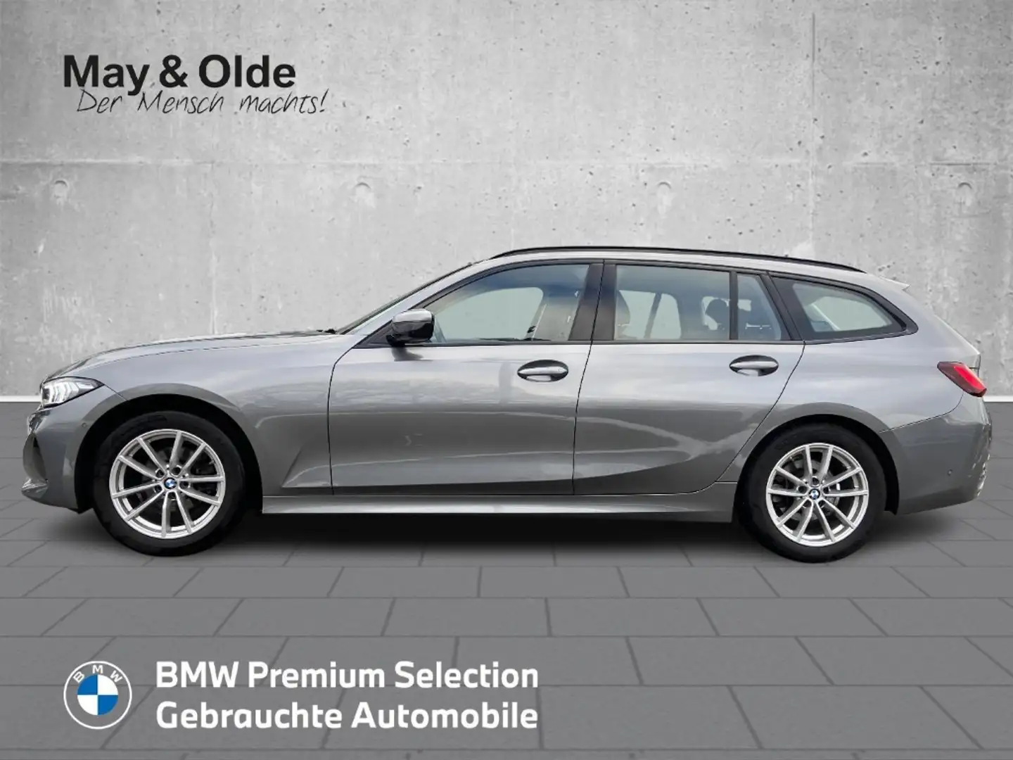 BMW 318 i Touring HUD AHK Navi LED ACC PA Sportsitze Grau - 2