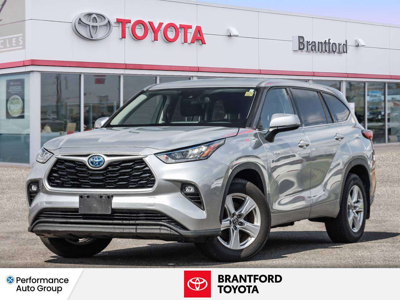 Silver 2020 Toyota Highlander Hybrid SUV / Crossover All-Wheel Drive Automatic