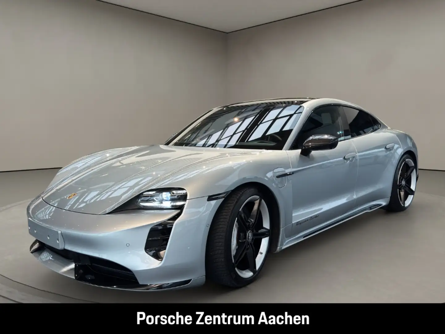 Porsche Taycan Turbo Burmester LED-Matrix Panoramadach Zilver - 1