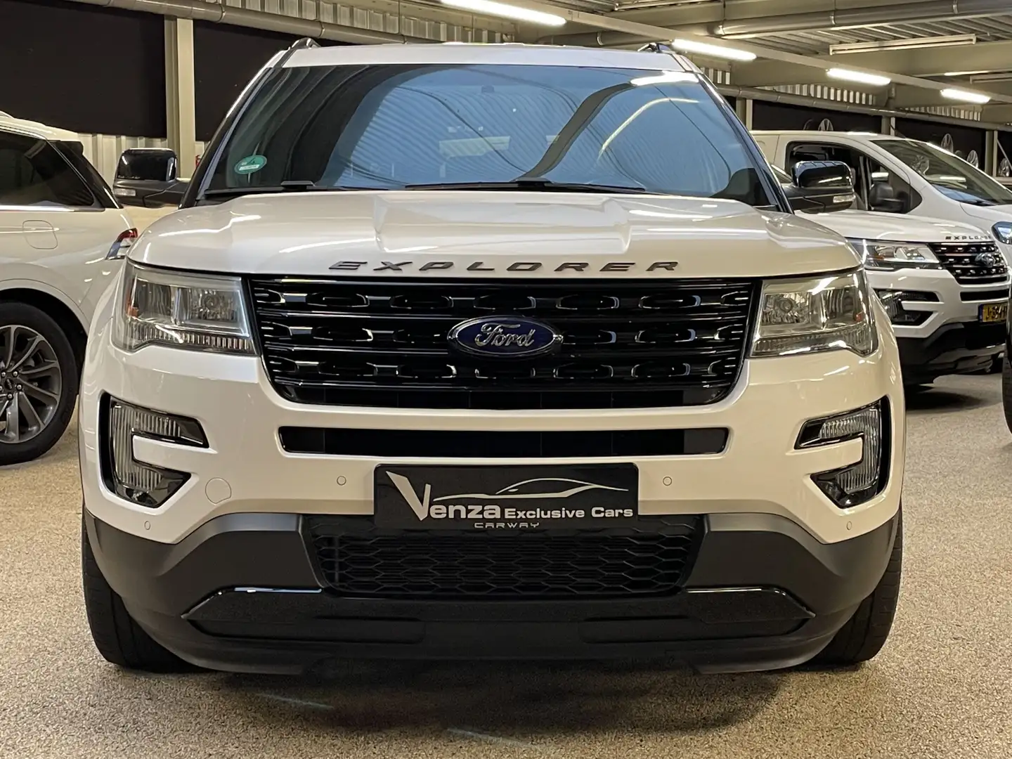 Ford Explorer USA 2.3 Ecoboost Black Edition 1JAAR GARANTIE !! Biały - 2