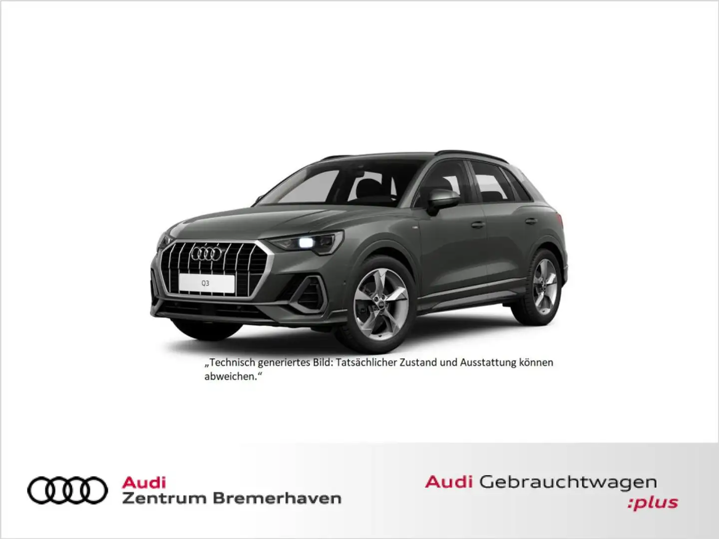 Audi Q3 S-LINE 35 TFSI S-TRONIC AHK NAVI ACC LM19 PDC Grau - 1