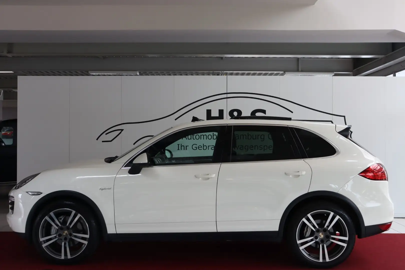 Porsche Cayenne S Hybrid Panorama LEDER*Scheckheft Weiß - 2