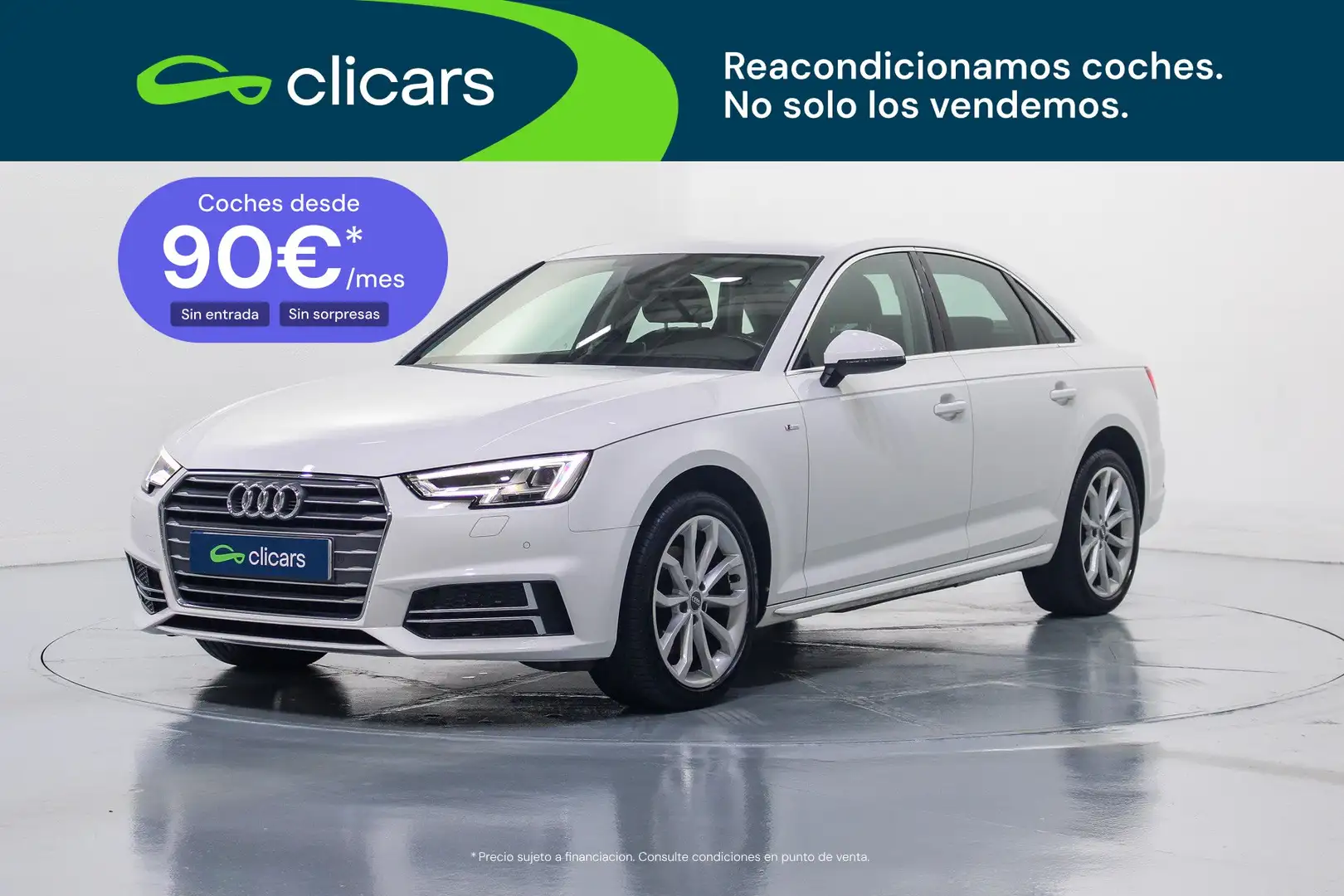 Audi A4 2.0TDI S line edition S tronic 110kW Blanco - 1