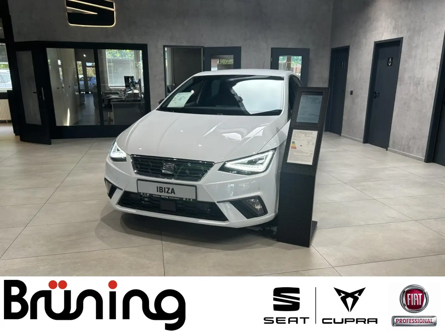 SEAT Ibiza FR 1.0 TSI /Einparkhilfe /Sitzheizung Klima Weiß - 1