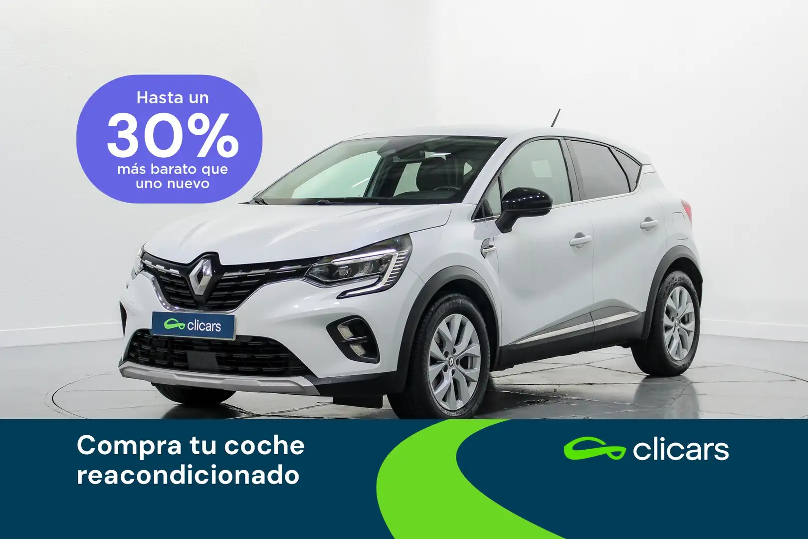 Renault Captur E-TECH Híbrido Enchufable Zen 117kW Blanco - 1