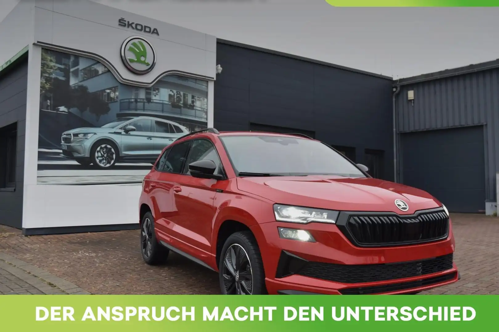 Skoda Karoq 1.5 TSI Sportline*Navi*Matrix*Pano*AHK*ACC Piros - 1