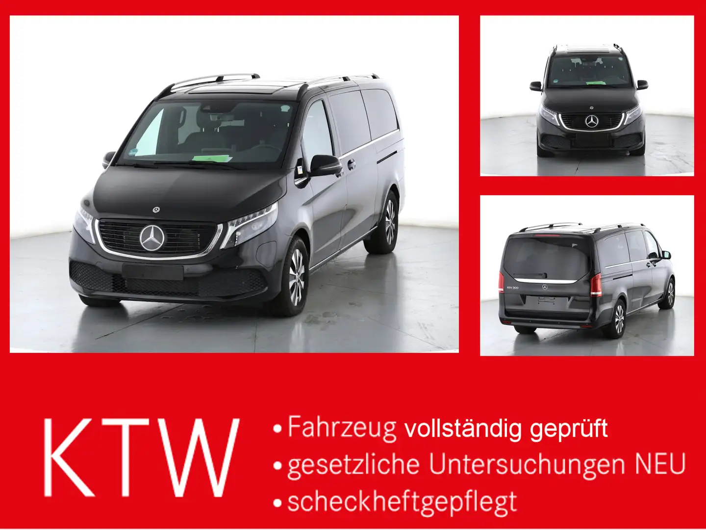 Mercedes-Benz EQV 300 Extralang,Avantgarde,8Sitze,2xelektr.Tür Schwarz - 1