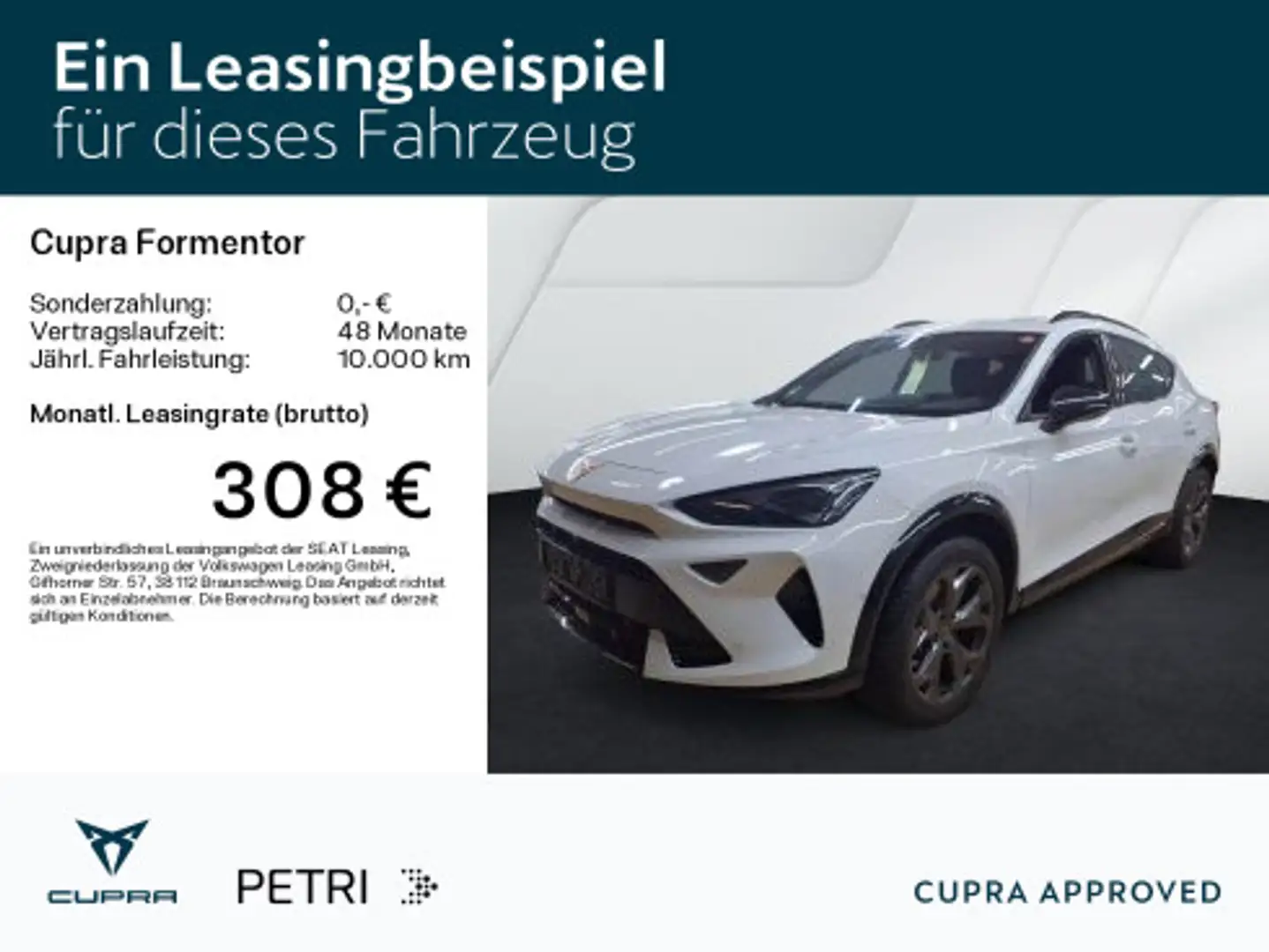 CUPRA Formentor 1.5 eTSI DSG*NAVI*KAM*SHZ*ACC*18Zoll* Weiß - 2