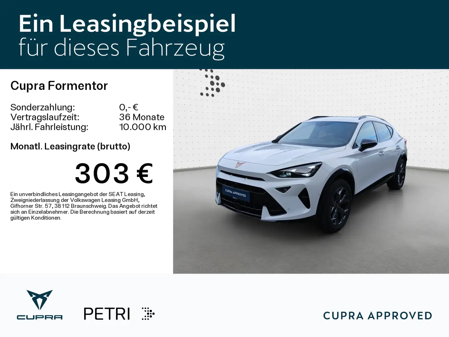 CUPRA Formentor 1.5 eTSI DSG*NAVI*KAM*SHZ*ACC*18Zoll* Weiß - 2