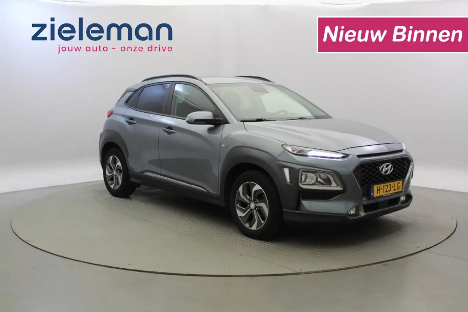 Hyundai KONA 1.6 GDI HEV Fashion - Carplay, Camera Grijs - 1