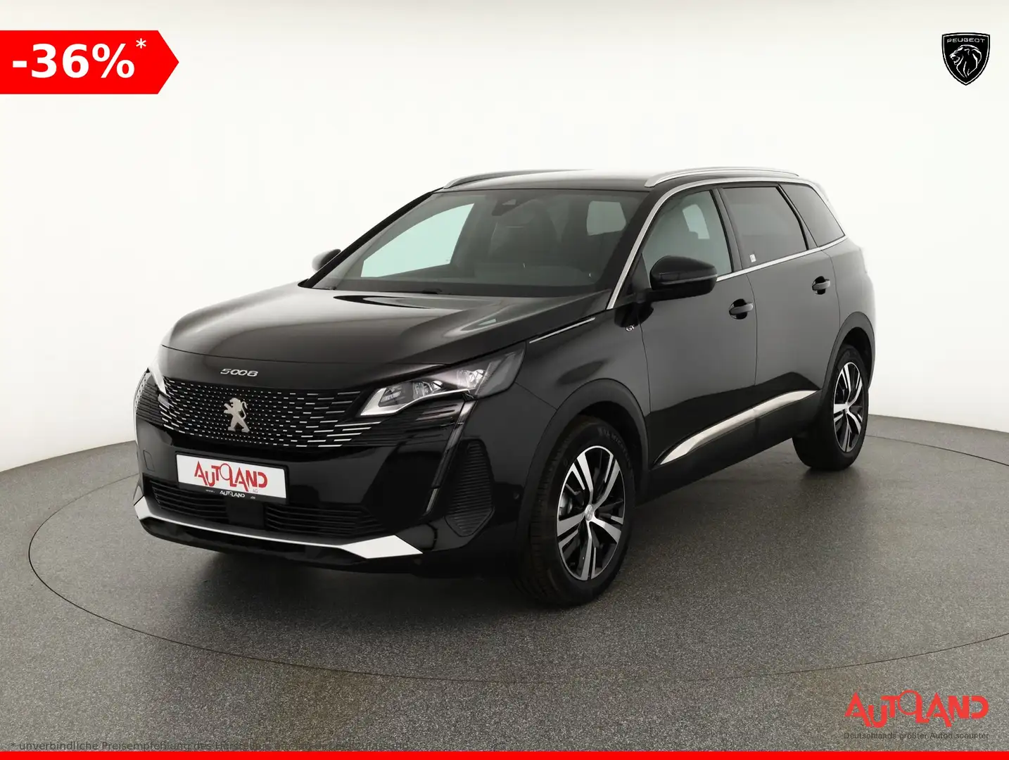 Peugeot 5008 GT 1.2 PureTech 130 Aut. LED ACC 7-Sitzer Nav Schwarz - 1